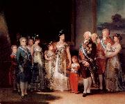 Francisco Goya The Family of Charles France oil painting artist
